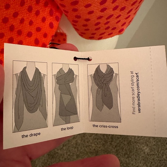 Vera Bradley Reversible Scarf NWT - Picture 7 of 8